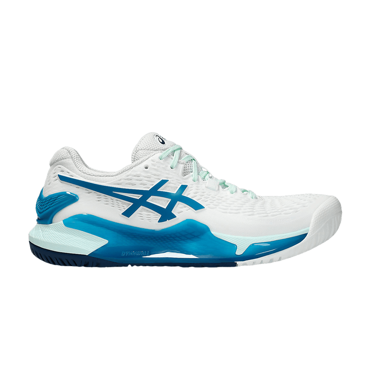Кроссовки ASICS Wmns Gel Resolution 9 'White Teal Blue', белый