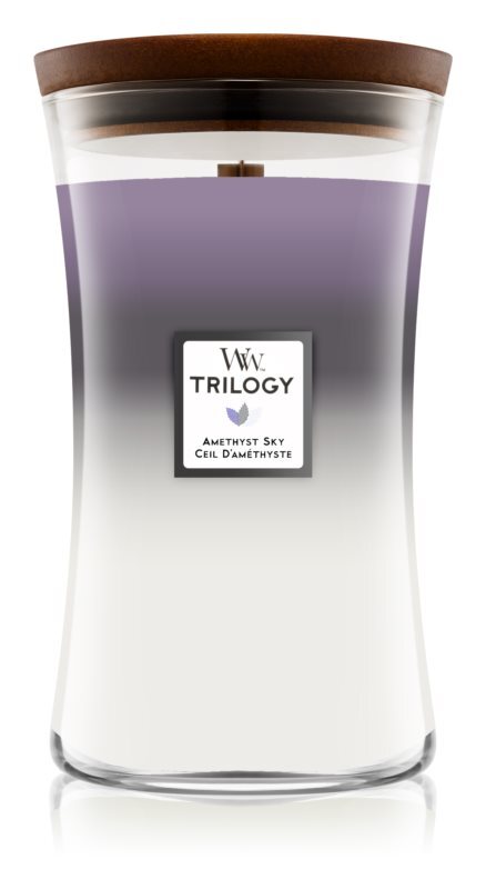 

Ароматическая свеча Woodwick Trilogy Amethyst Sky