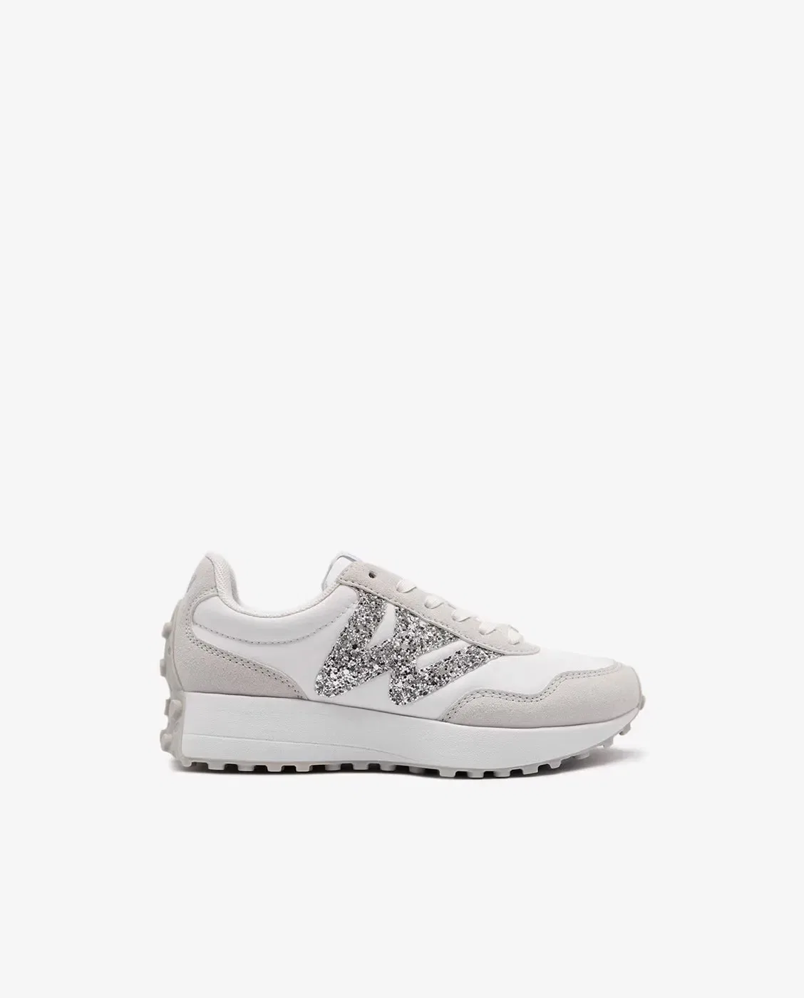 Детские кроссовки для девочек с блестящей отделкой Logo Glitter B&W Conguitos, Blanco