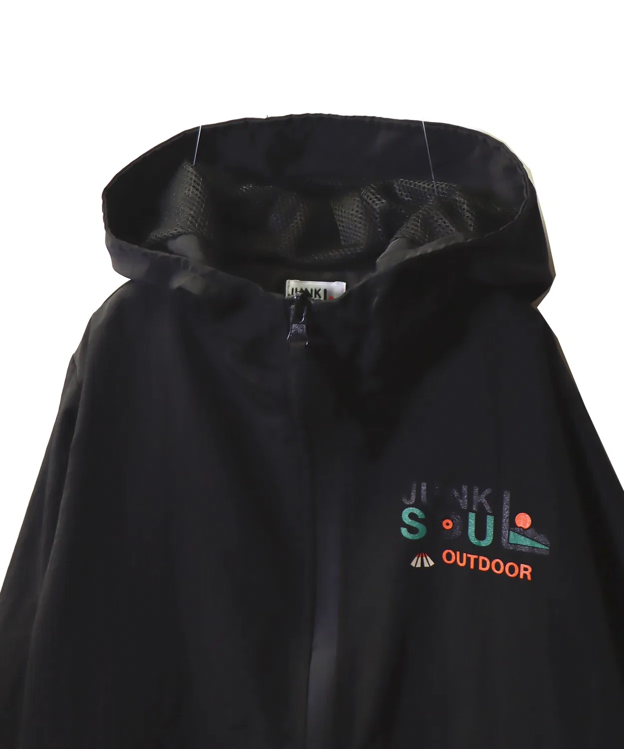 JUNKSOUL Детская ветровка из нейлона JUNK SOUL Mountain Parka, Black — фото 3