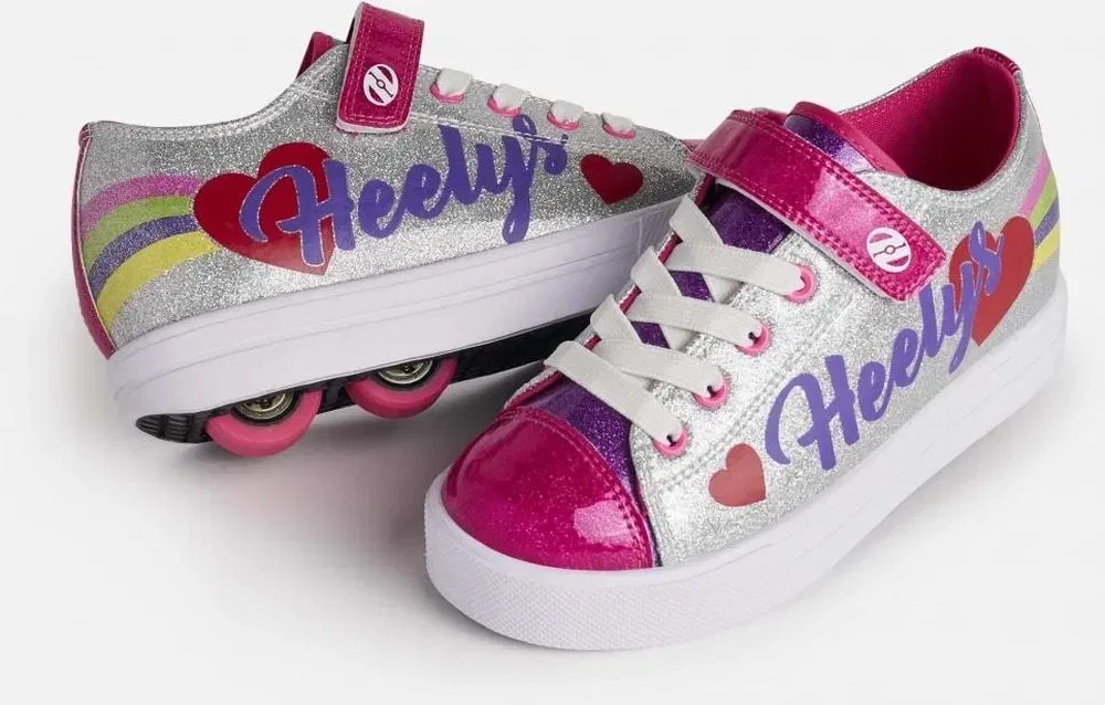 Кроссовки низкие детские Heelys, серебряный — фото 2
