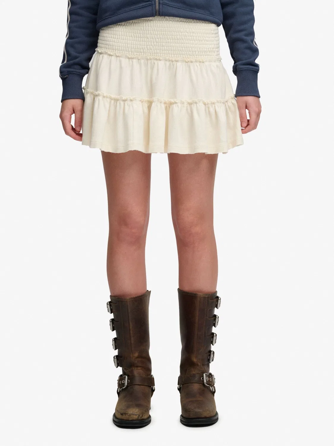 Юбка мини Superdry White — фото 4