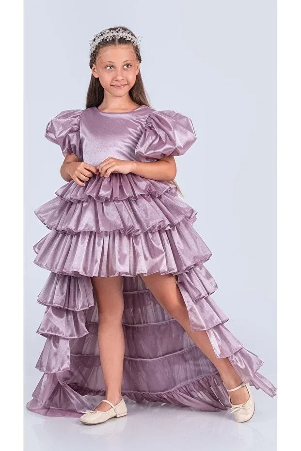 Детское платье для девочек с коротким рукавом Mnk Baby&Kids, Rose Dry