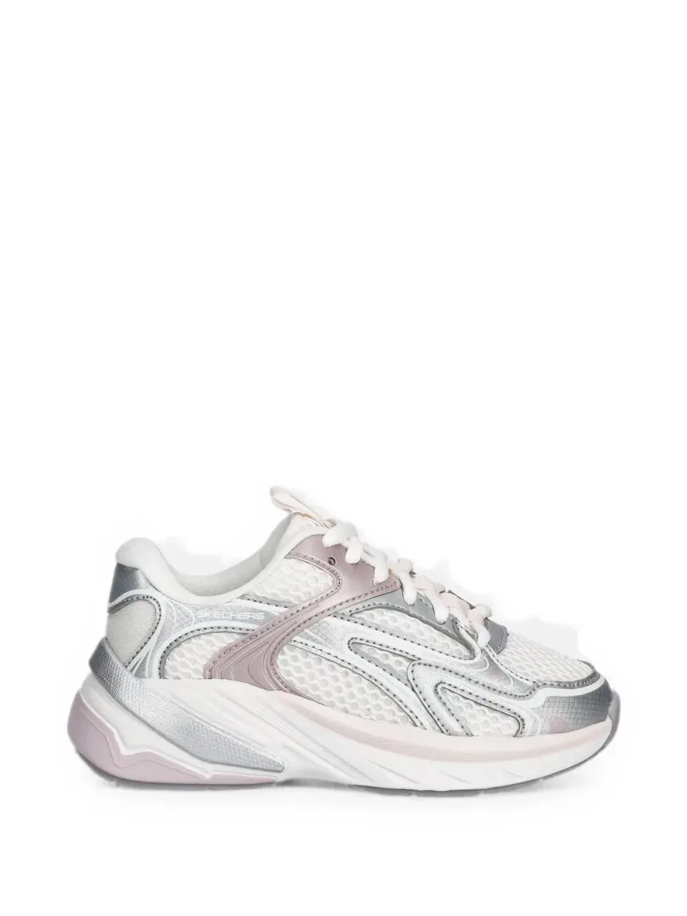 Кроссовки со вставками из сетки Skechers, белый