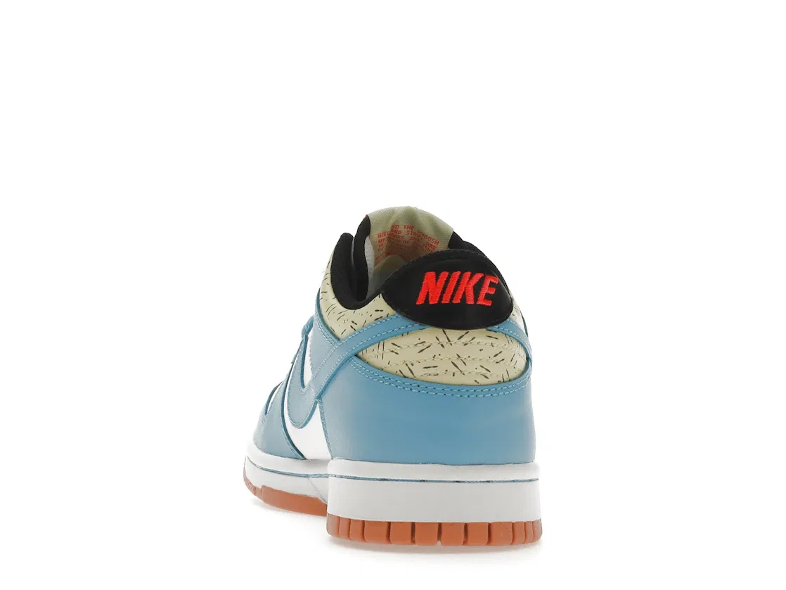 Детские кроссовки для мальчиков с замшевым верхом Nike Dunk Low Nike, Baltic Blue — фото 4