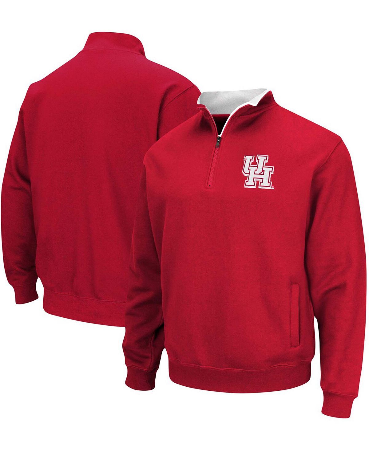 

Мужская красная куртка-пуловер houston cougars tortugas logo с молнией на четверть Colosseum, красный