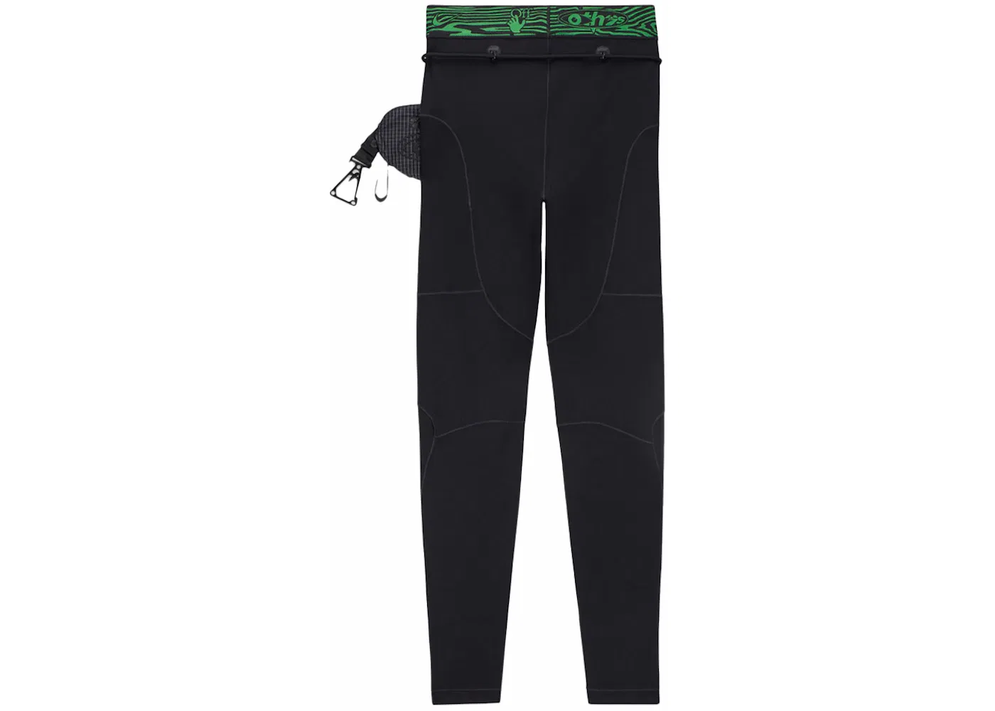 Женские леггинсы с принтом Nike x Off-White Leggings, Black — фото 2