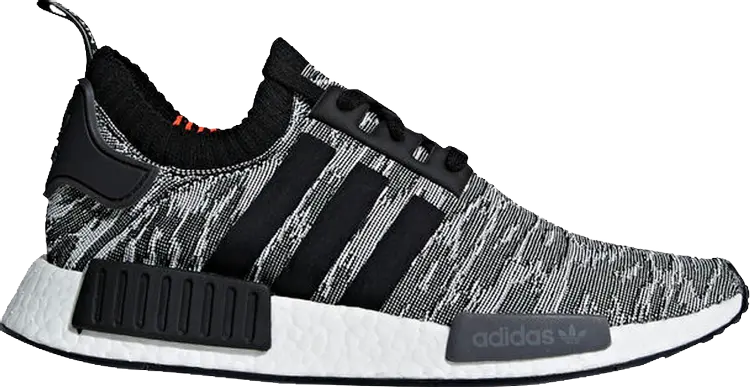 

Мужские кроссовки Adidas NMD R1 Primeknit, черный/темно-серый