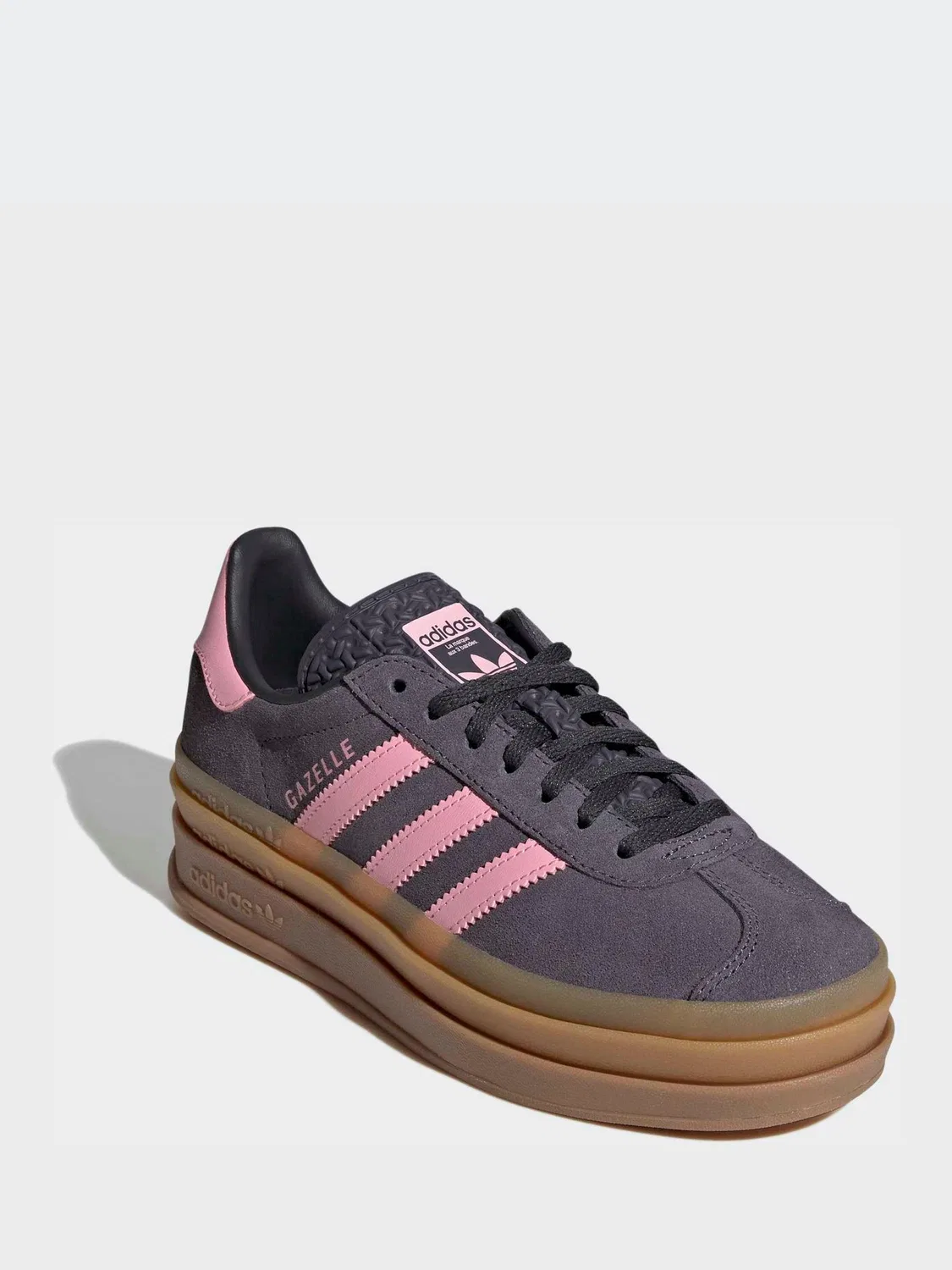 Кроссовки платформа Gazelle Bold, adidas Originals, серый