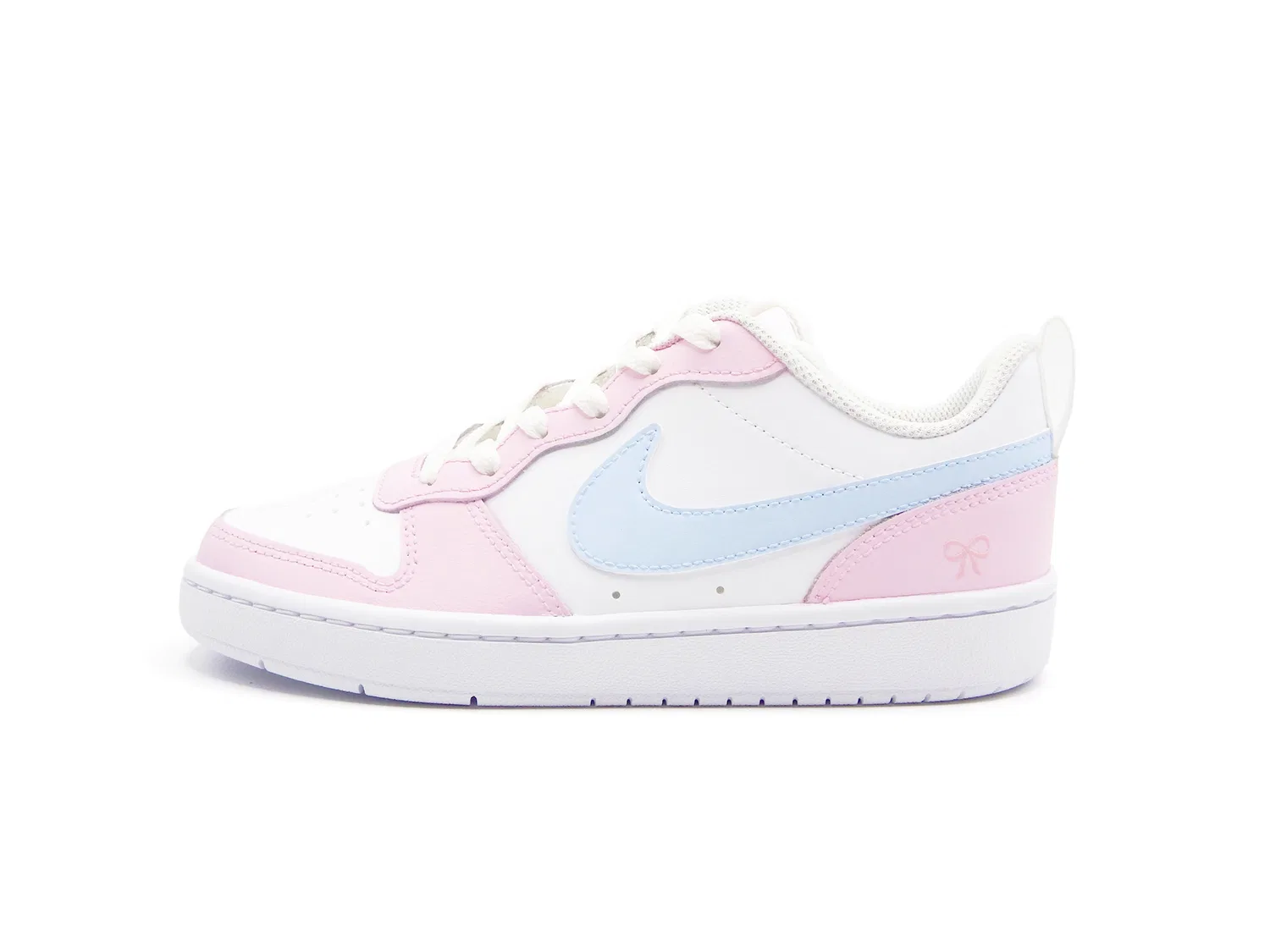 Детские кроссовки для скейтбординга с принтом Court Borough, Nike, Blue Pink