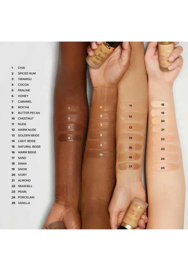 Тональный крем Full Coverage Born This Way Foundation Too Faced Pearl 30 мл, цвет pearl — фото 4
