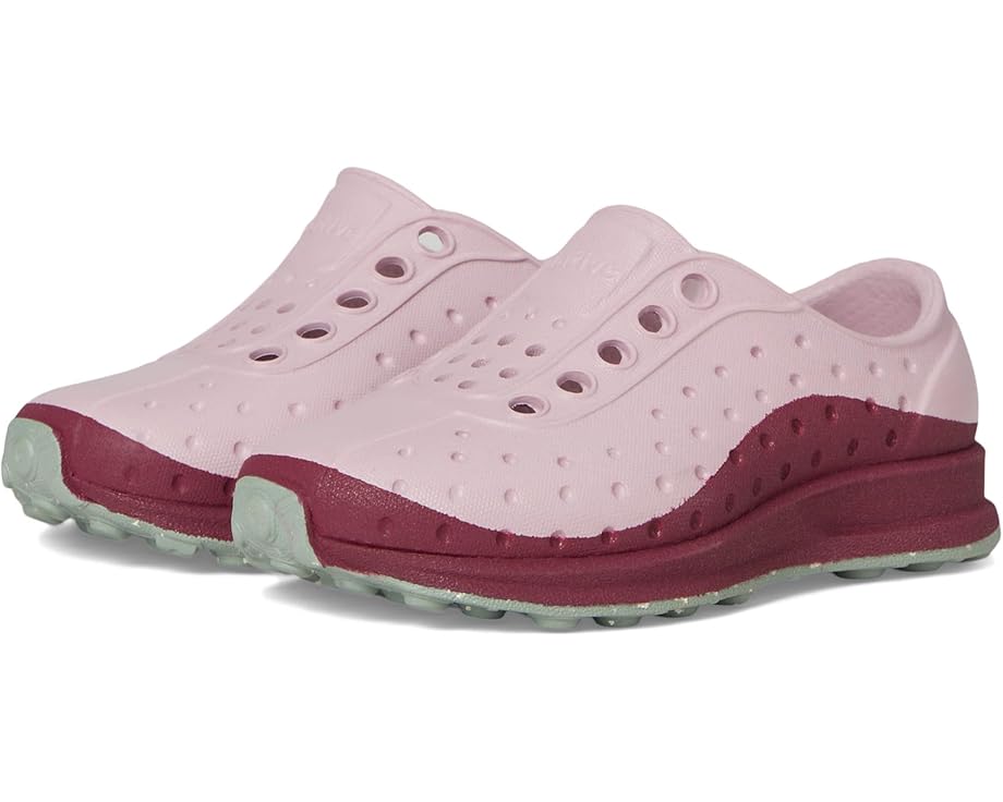 

Детские кроссовки Native Shoes Robbie Roam (Toddler) Native Shoes Kids, Balos Pink/Root Red/Relax Speckle Rubber