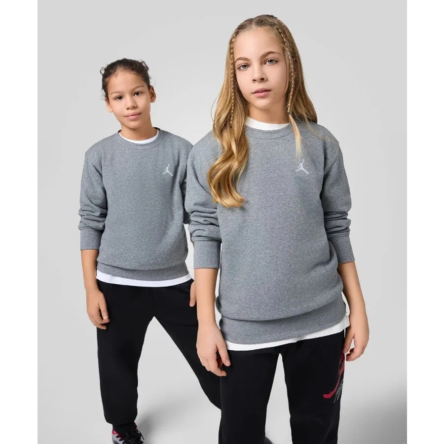 Детский свитшот с длинным рукавом Jordan Brooklyn Fleece Nike, Серый