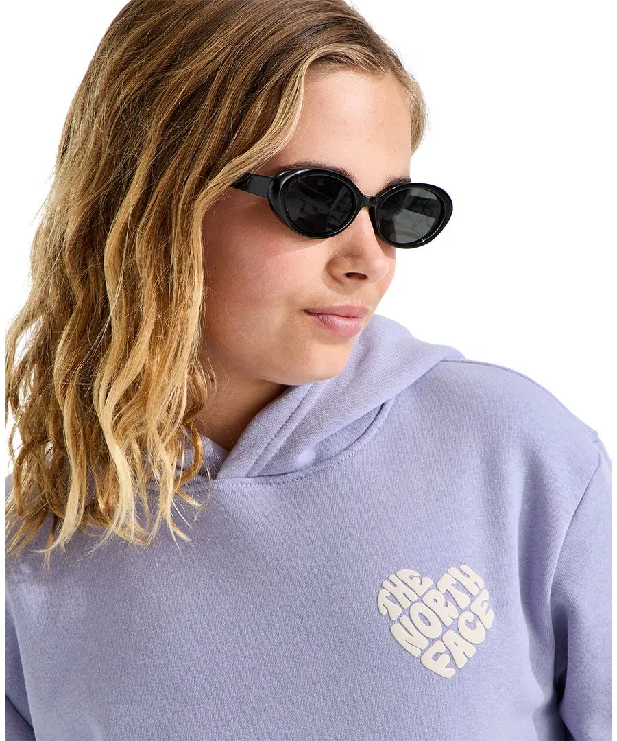 Худи свободного кроя с принтом The North Face, Pale Plum — фото 2