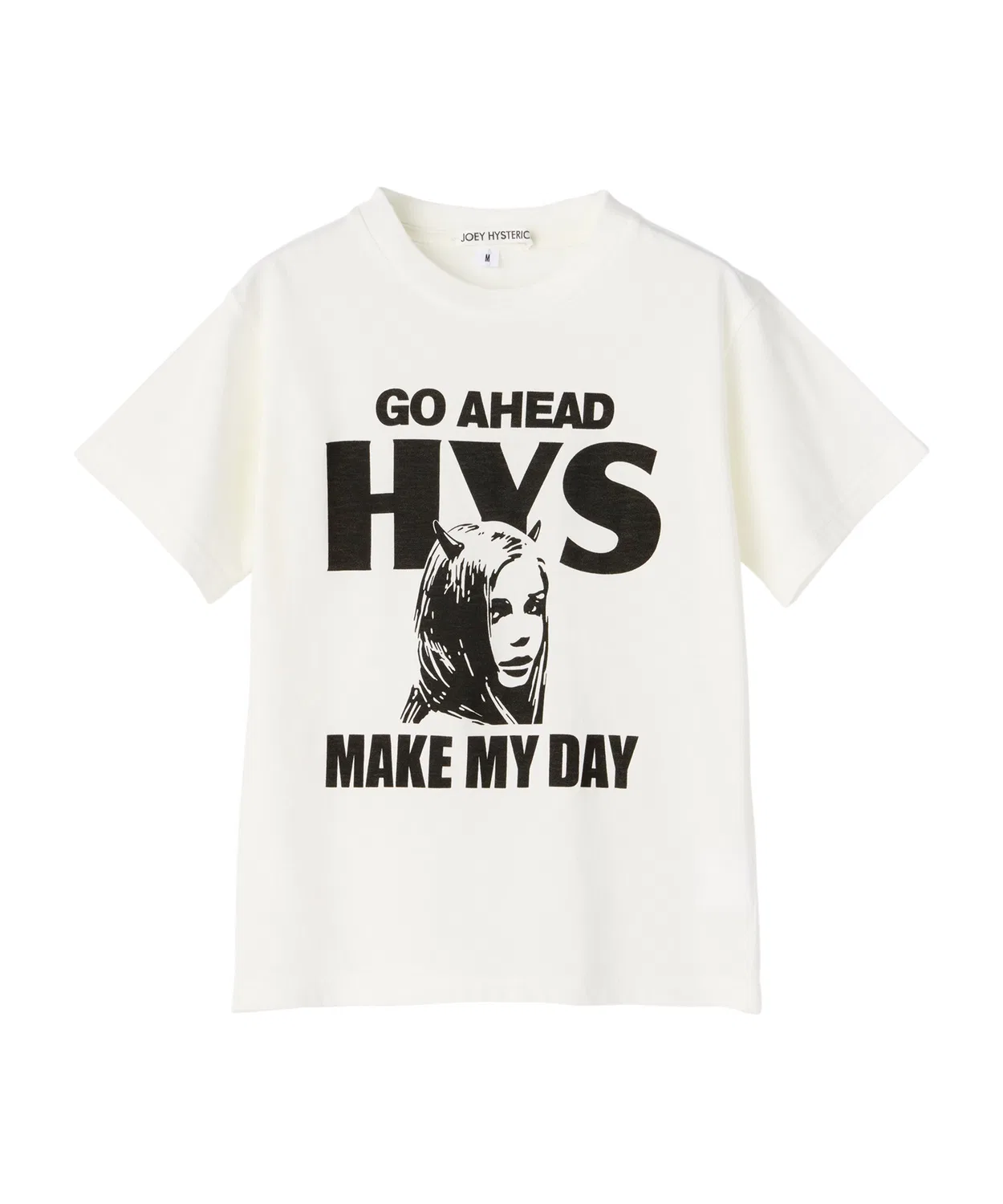 Детская футболка с коротким рукавом MAKE MY DAY JOEY HYSTERIC, White