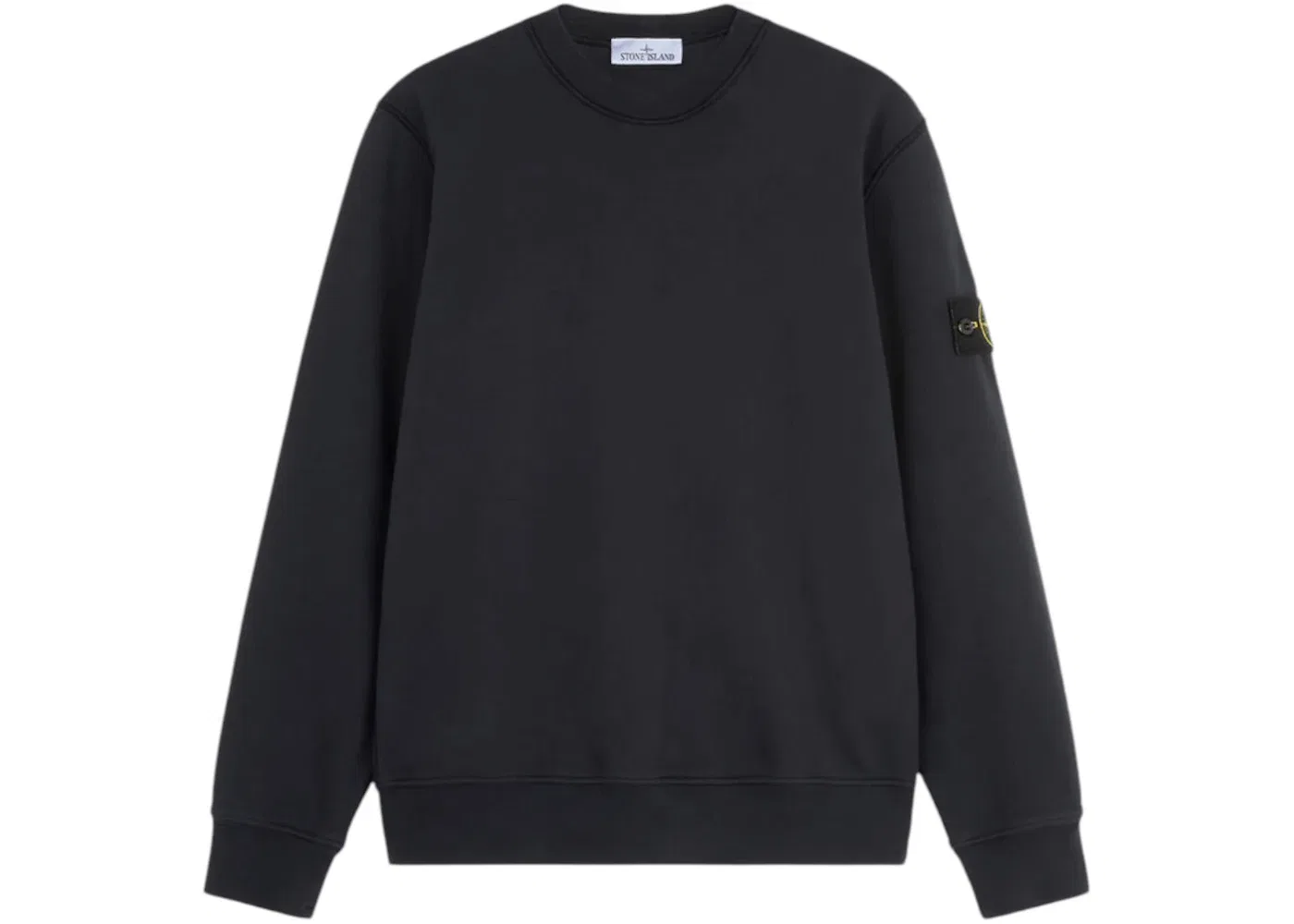 Мужской свитшот из органического хлопка Crewneck Stone Island, Navy Blue