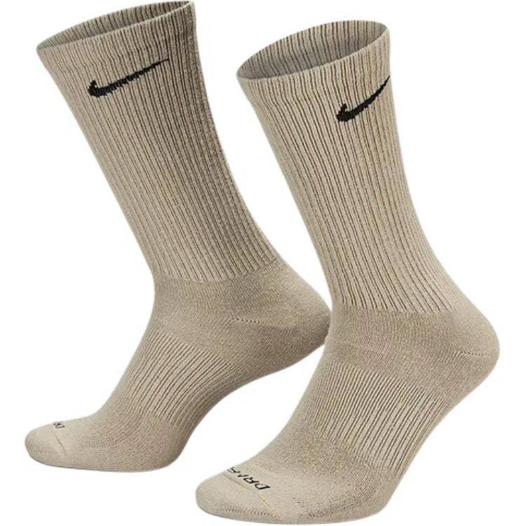 Носки спортивные повседневные Dri Fit SS25 Everyday Plus, Nike, Khaki — фото 3