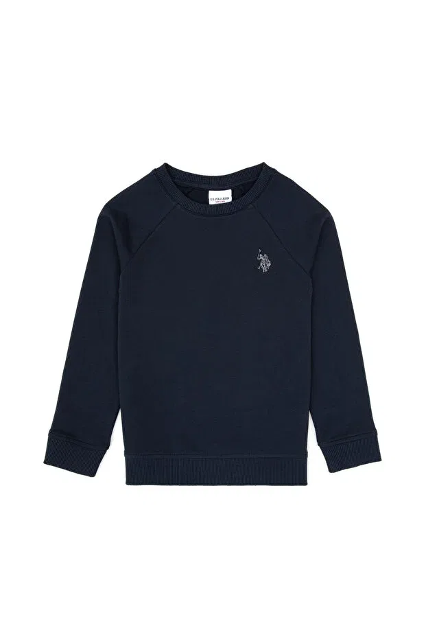 Детские свитшот для мальчиков с круглым вырезом U.S. Polo Assn., Light Navy Blue