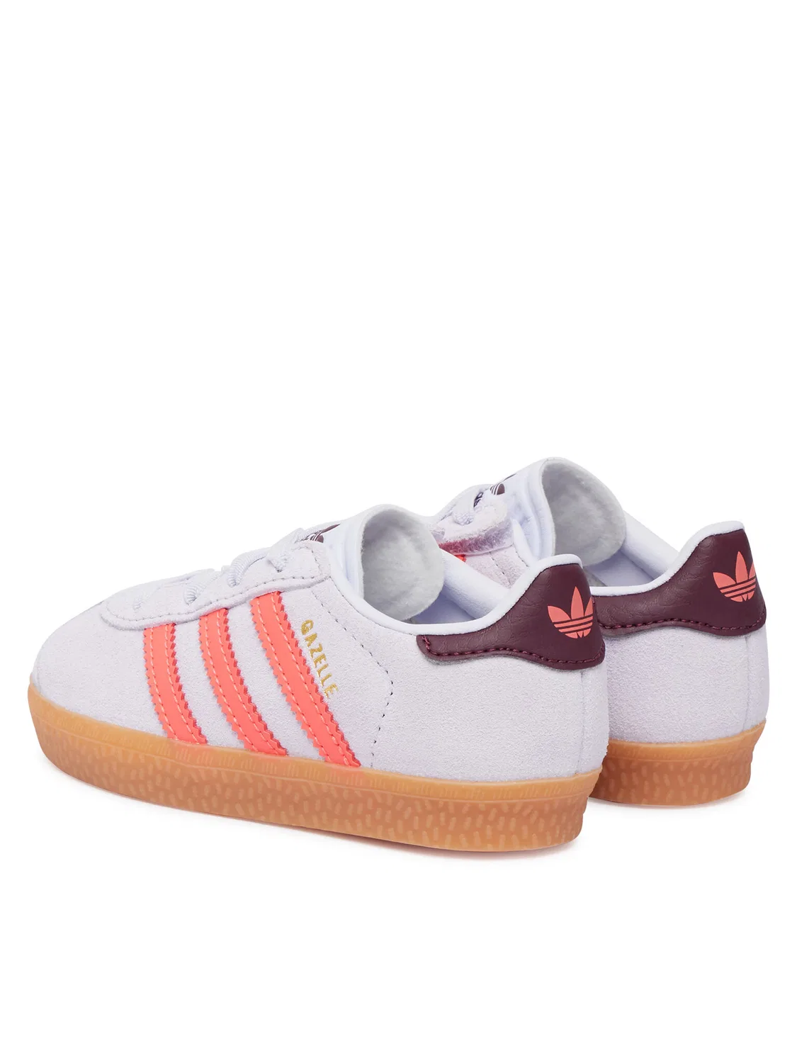 Кроссовки для девочки Gazelle Comfort Closure Elastic Lace Adidas, светло-сиреневый — фото 3