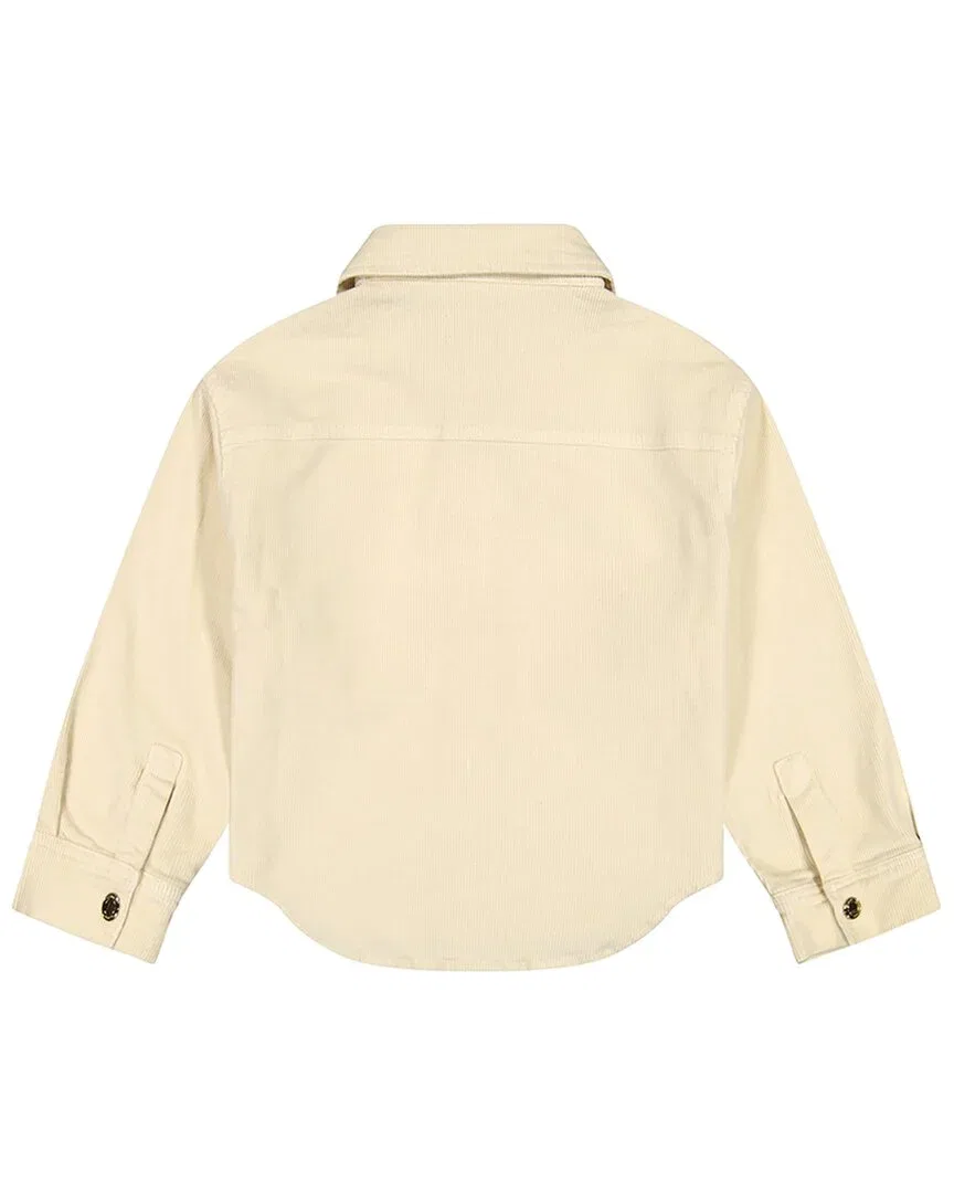 Детская рубашка с воротником Olivia Shirt DL1961, бежевый — фото 2