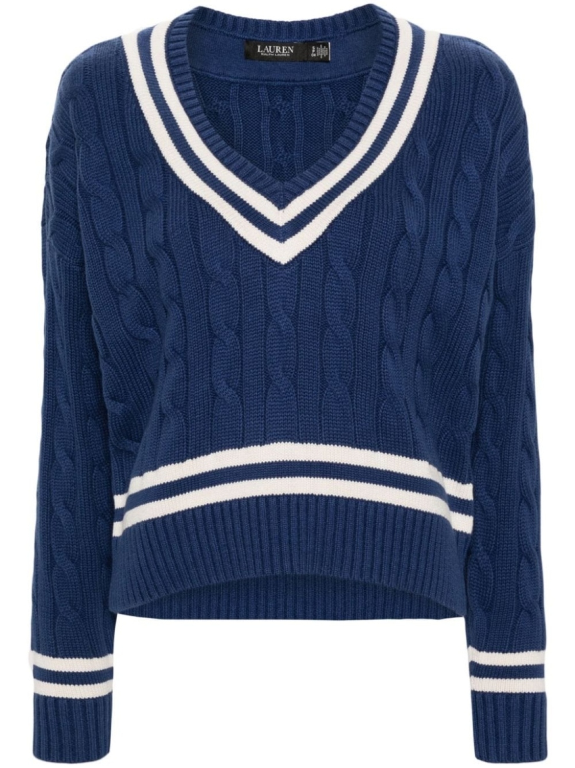 

Lauren Ralph Lauren джемпер Tedurph фактурной вязки, синий