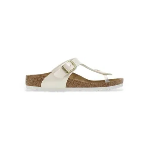 Детские сандалии с закрытым носком Birkenstock Gizeh Kids BS 1029796, Цвет Cream — фото 2