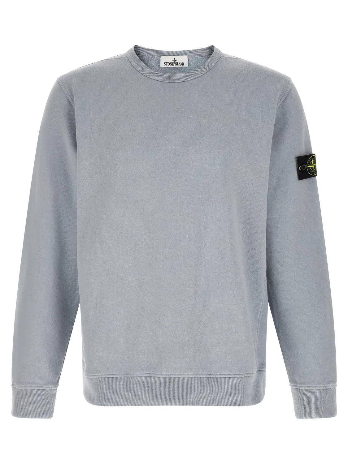 Толстовка "Stone Island с патчем", серый