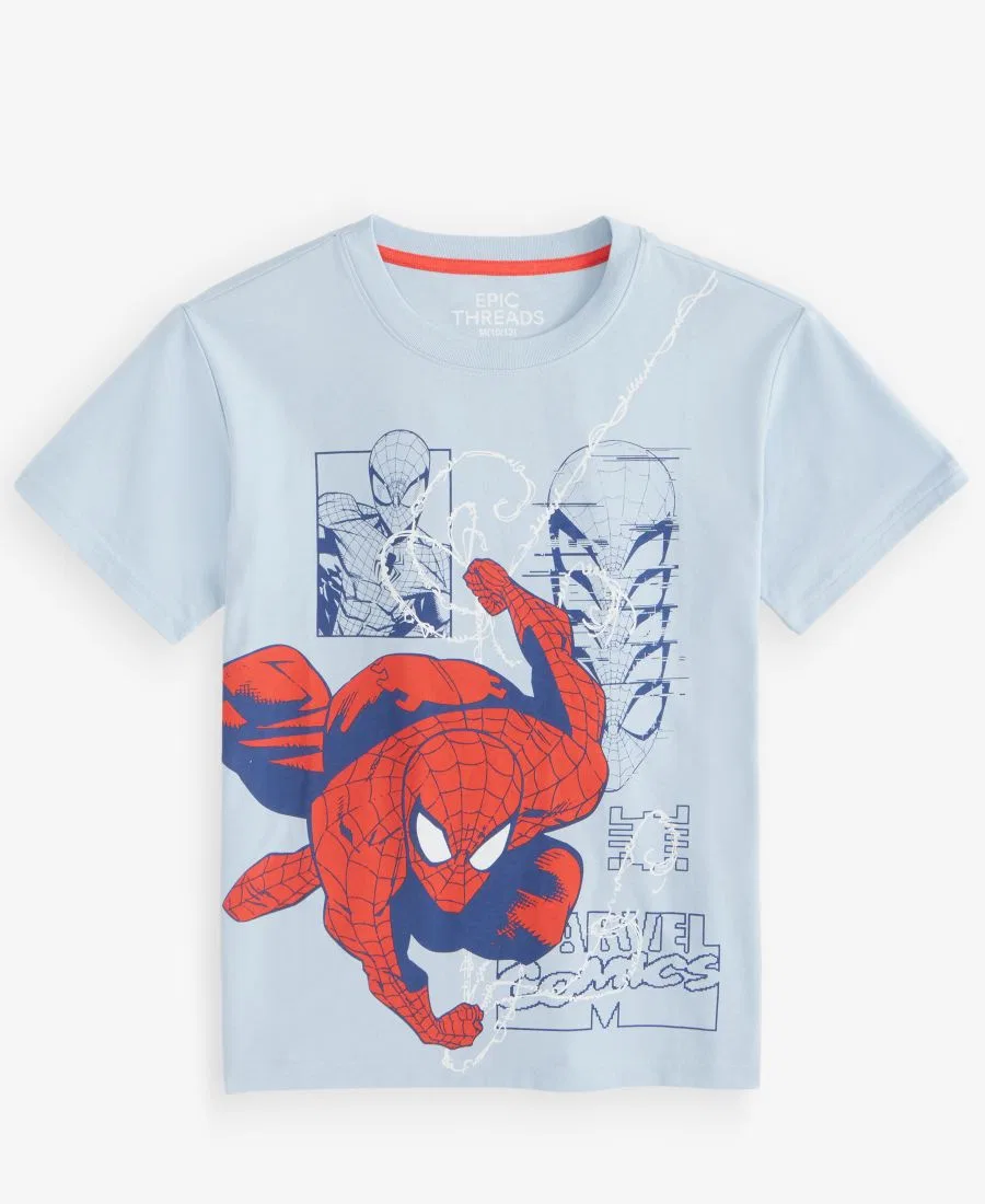 Футболка с принтом Spider-Man Epic Threads, Niagara Mist
