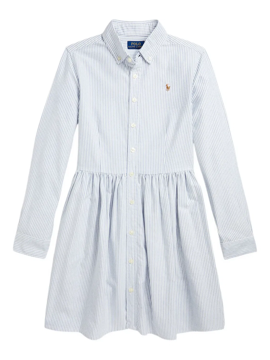 Классическое Платье Рубашка Polo Ralph Lauren, светло-голубой