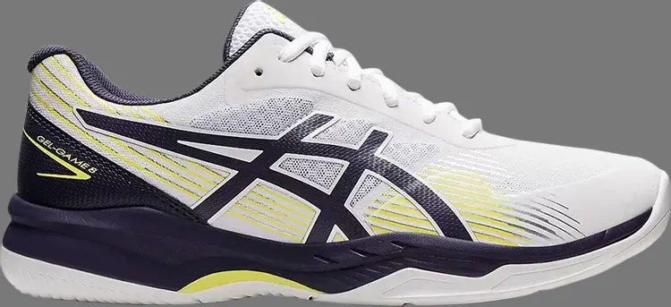 

Кроссовки gel game 8 'white indigo fog' Asics, белый