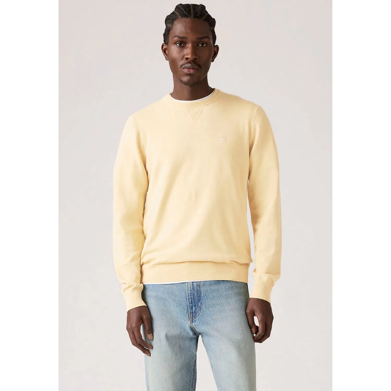 Мужской пуловер с круглым вырезом Lightweight HM Sweater Levi's, Rutabaga Pique