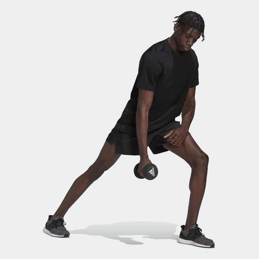 Мужская повседневная футболка Wo Fr T HD3577 adidas, Черный — фото 3