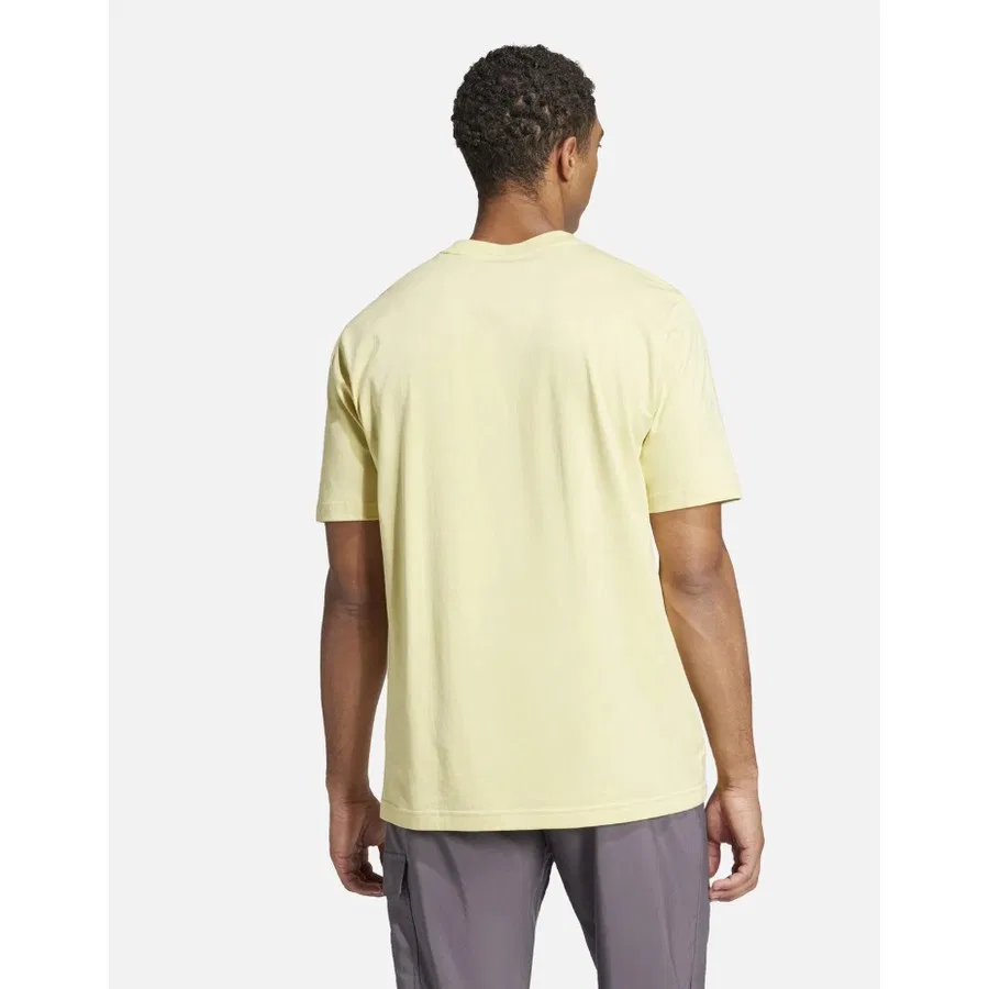 Футболка с коротким рукавом Sportswear Essentials Linear Single Jersey adidas, Желтый — фото 2
