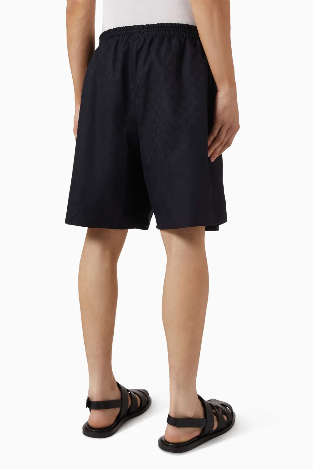 Шорты хлопковые GG Wide-leg Pants Gucci — фото 3