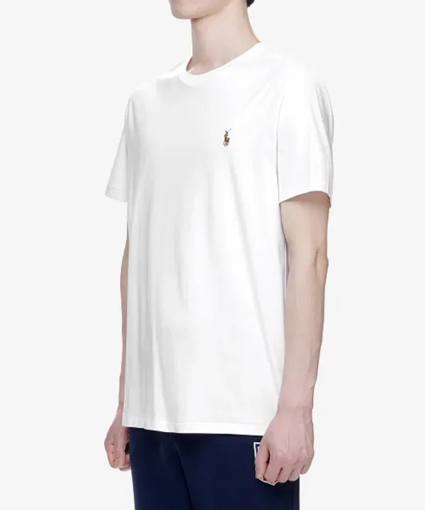 Футболка с длинным рукавом, хлопок, Polo Ralph Lauren, белый — фото 2