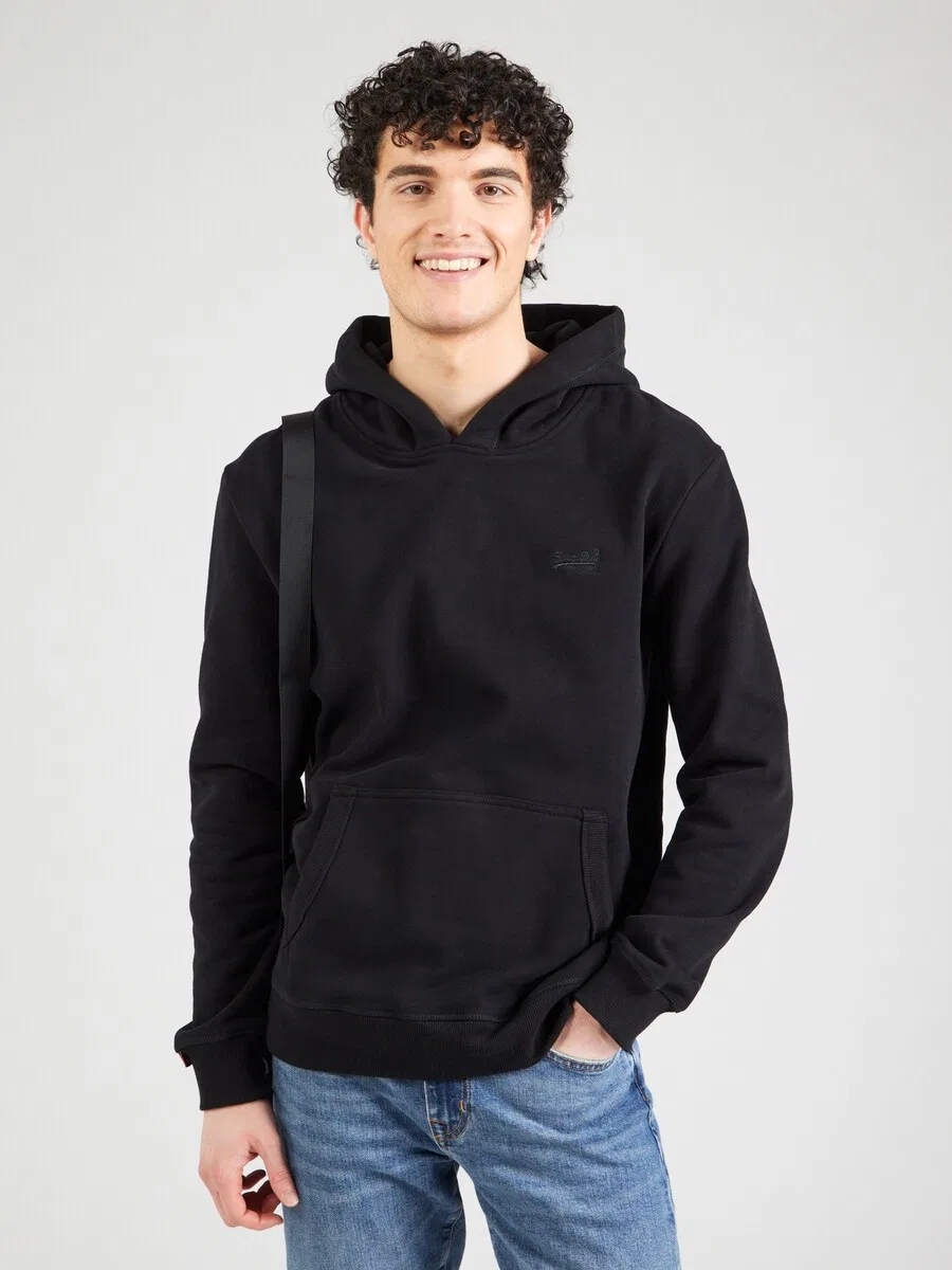 Толстовка Superdry 'ESSENTIAL' черного цвета — фото 3
