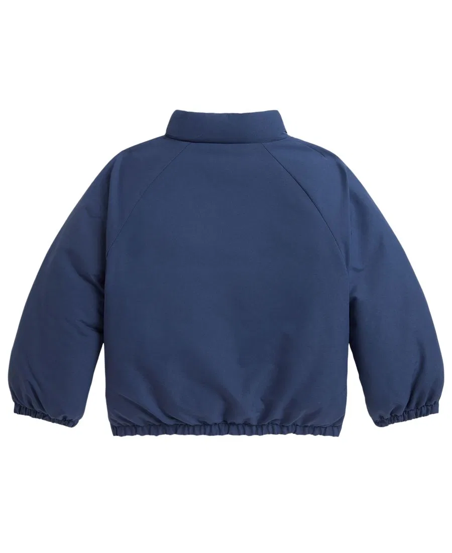 Детская куртка с утеплителем Mockneck Down Polo Ralph Lauren, Rustic Navy — фото 2