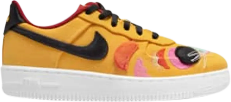 

Кроссовки Nike Force 1 LV8 PS 'Chinese New Year - University Gold', желтый