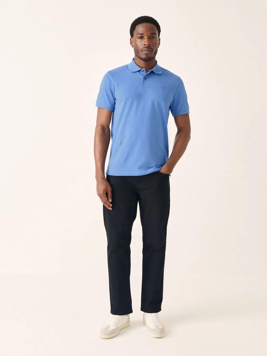 Поло синяя, Slim Fit Next — фото 2