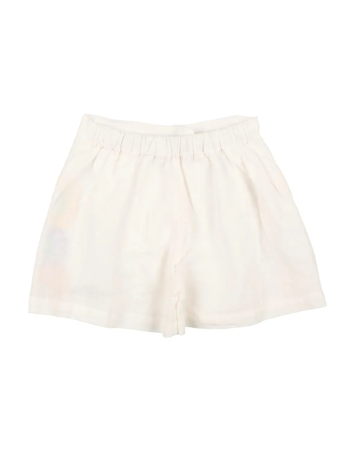Детские шорты для девочек с аппликацией Stella Mccartney Kids, белый — фото 2