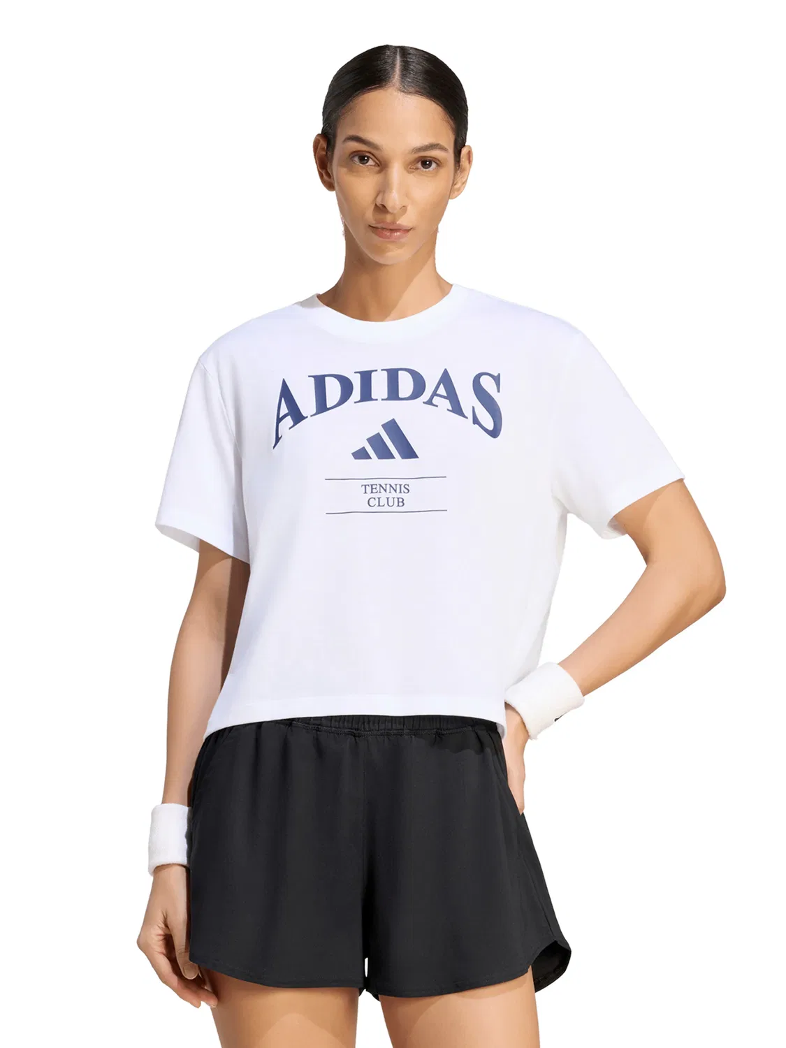 Спортивная футболка Adidas Performance Shirt HRTG белого цвета — фото 2