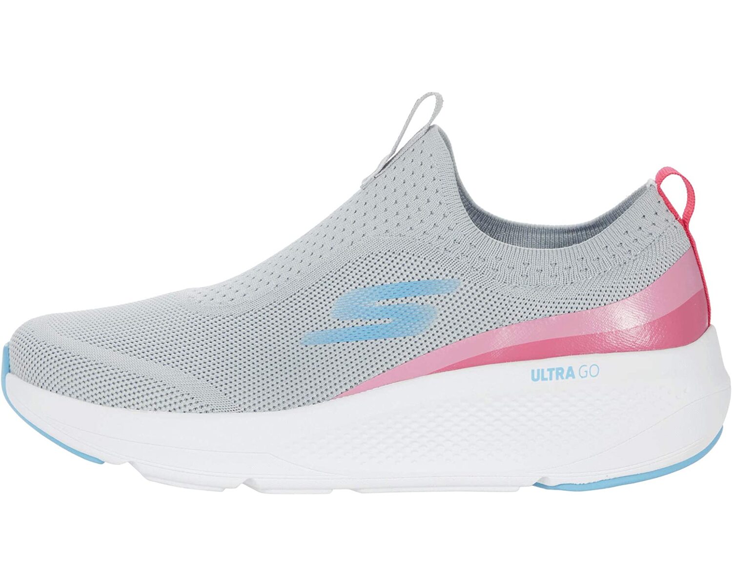 Кроссовки Go Run Elevate Knit Slip-On SKECHERS, серый