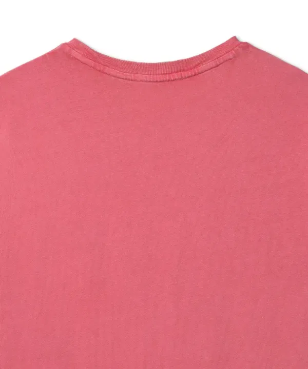 Футболка с коротким рукавом, классический крой, хлопок и лен, Polo Ralph Lauren, красный — фото 4