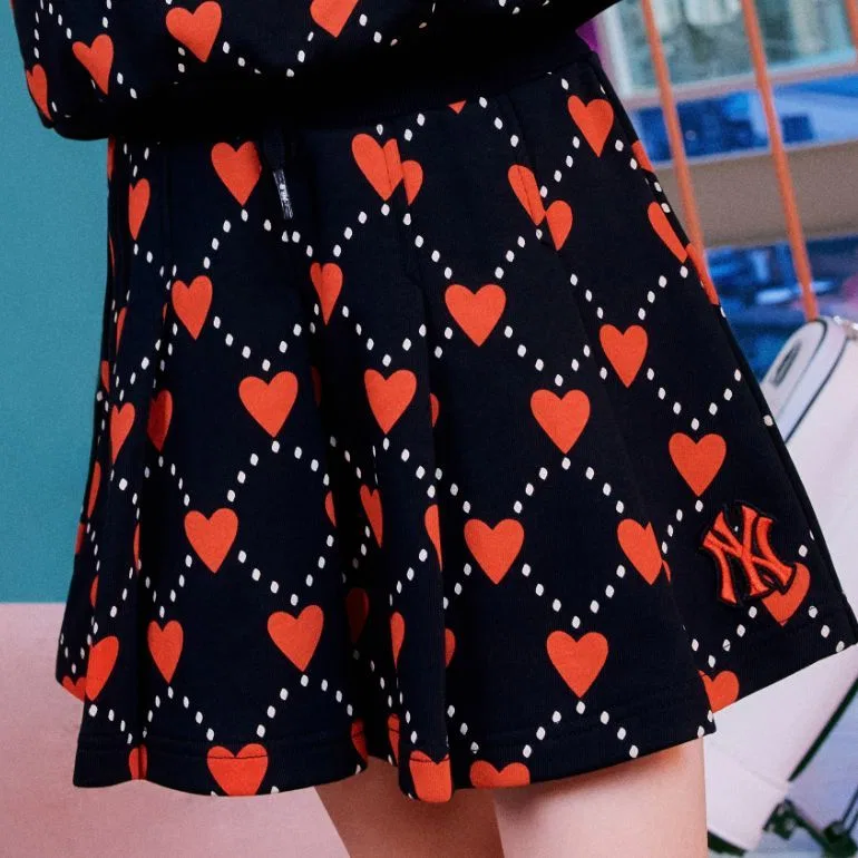 Детская юбка MLB Kids Skirts Moderate Short, Black — фото 4
