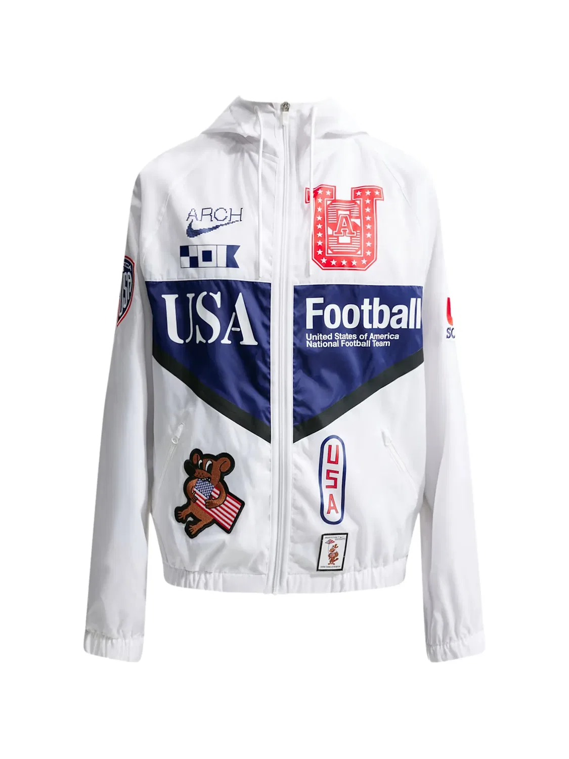 Куртка из коллаборации с V.A.A. и USA Anthem Nike, белый