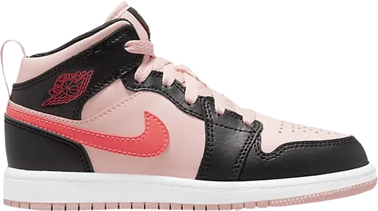 

Кроссовки Air Jordan 1 Mid PS Black Pink Crimson, розовый