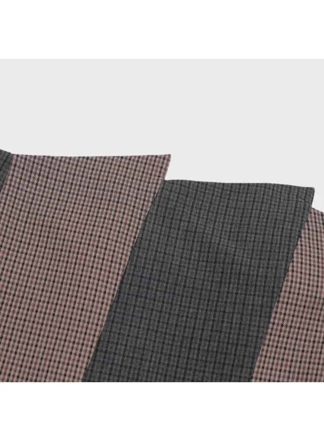 Топ без рукавов с принтом в клетку и цветными блоками Zara, темно-коричневый — фото 4