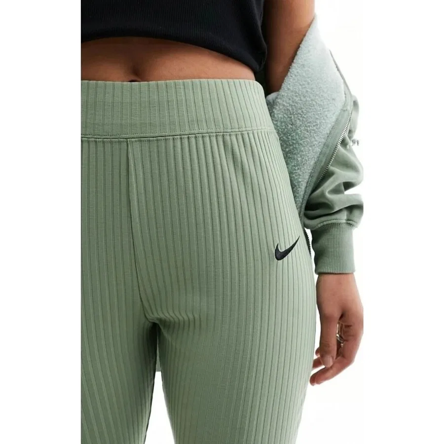 Спортивные брюки с высокой посадкой Nike Sportswear Icon Clash, Зеленый — фото 3