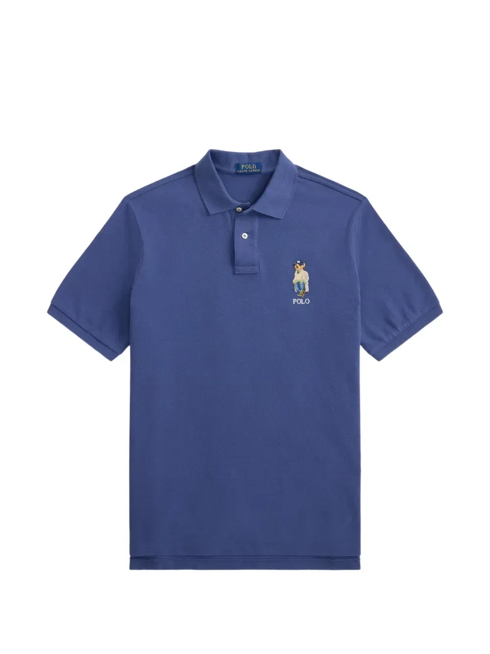 Рубашка поло Polo Bear с вышивкой Polo Ralph Lauren, синий