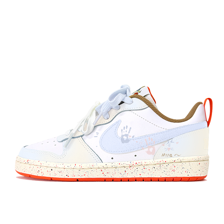 

Court Borough 2 нескользящие противоударные амортизирующие устойчивые к истиранию детские скейтбординг кроссовки Unisex Nike, желтый